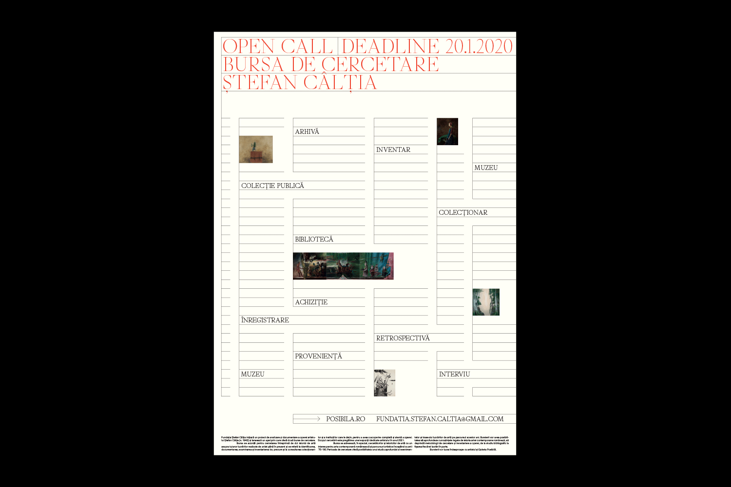 The Ștefan Câlția Foundation RESEARCH GRANT